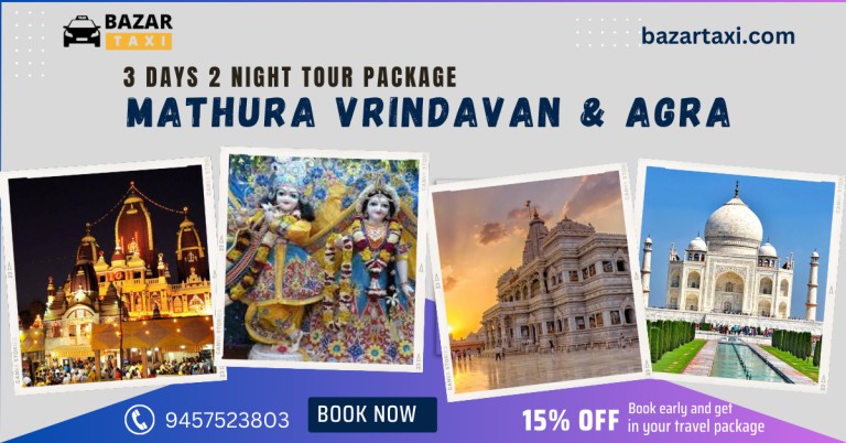 3 DAYS 2 NIGHT ::Mathura Vrindavan & Agra Tour Package