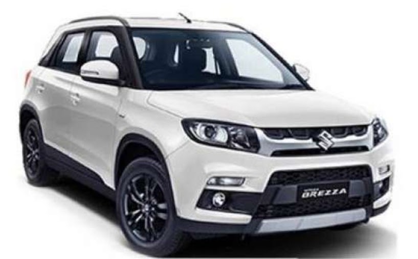 DIESEL/PETROL:VITARA BREZZA,ETIOS,MARUTI CIAZ,DZIRE【AC】4+1 [INCLUDED-4 PAX 2 TROLLEY+2 HAND BAGS]
