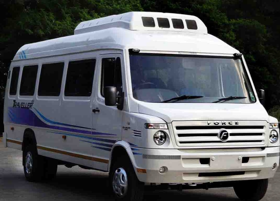 TEMPO TRAVELLER【AC】17+1 [INCLUDED-17 PAX  17 TROLLEY +17 HAND BAGS]