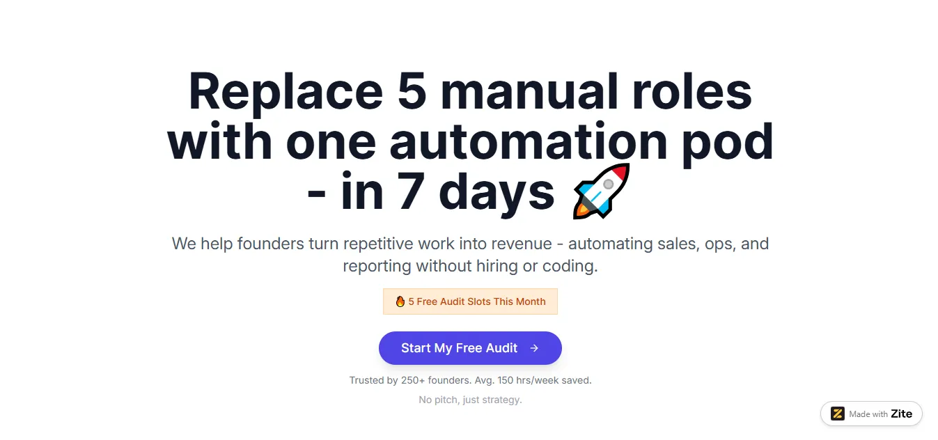 BeGig Pod Website Homepage
