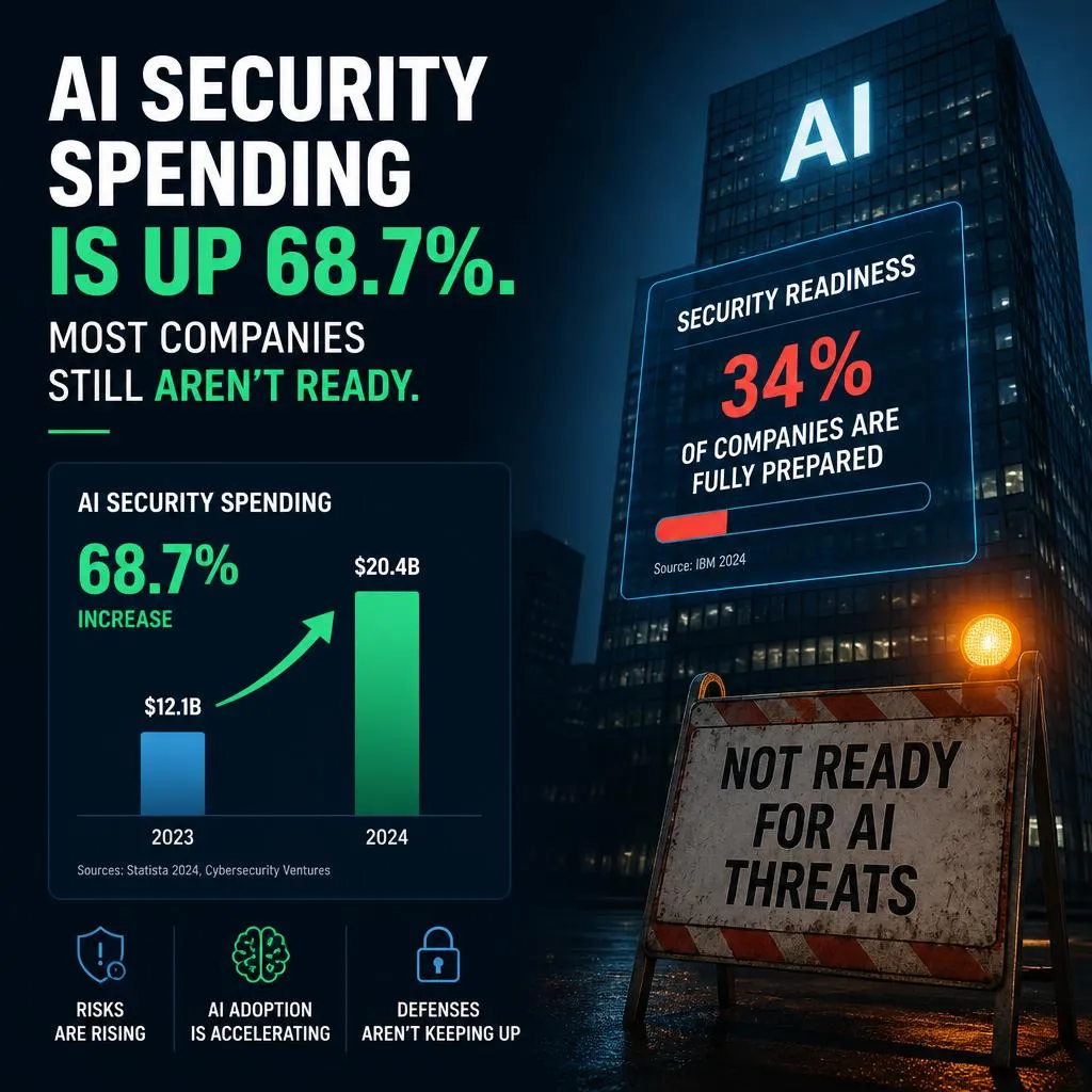 AI Security Spending Is Up 68.7%.