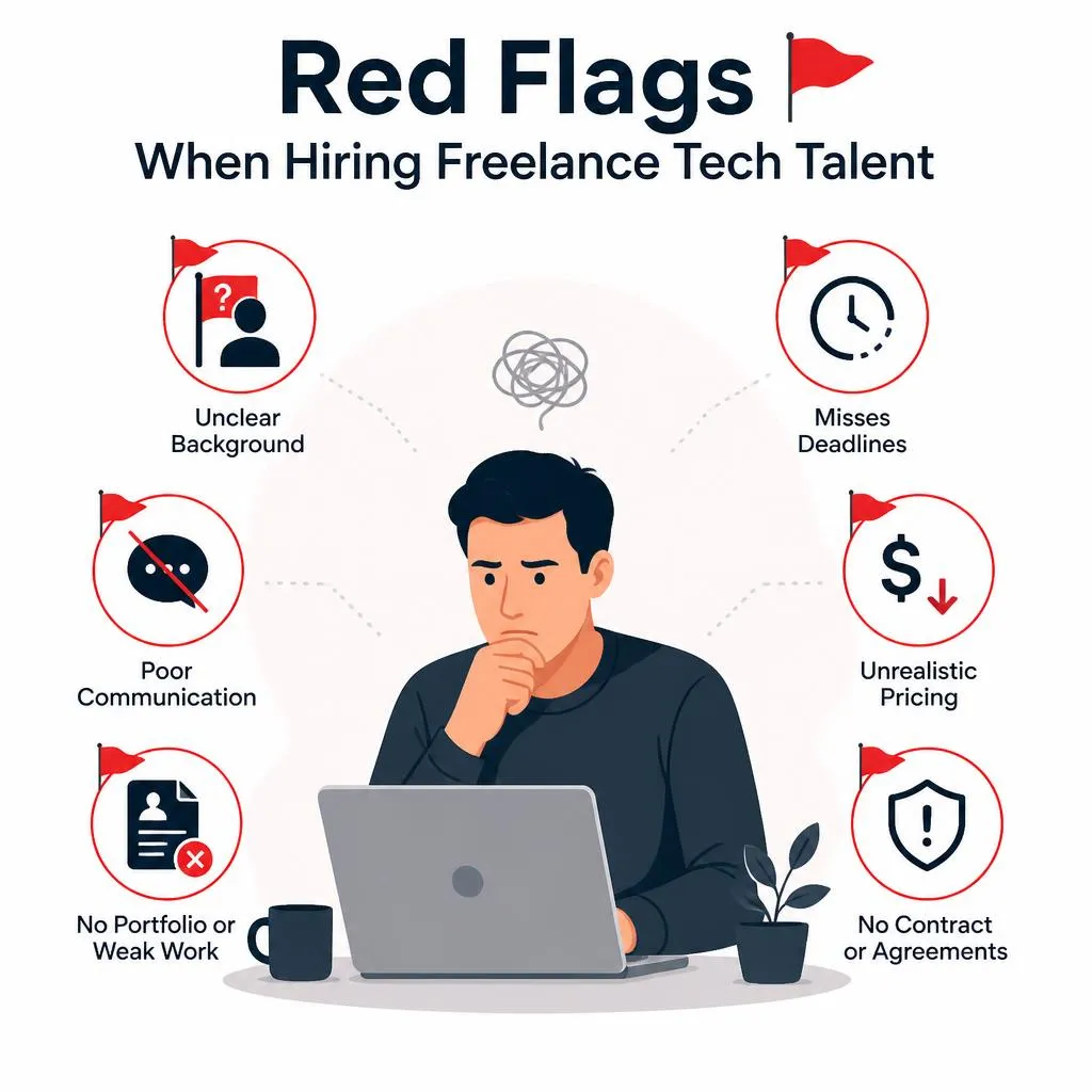 Red Flags When Hiring Freelance Tech Talent