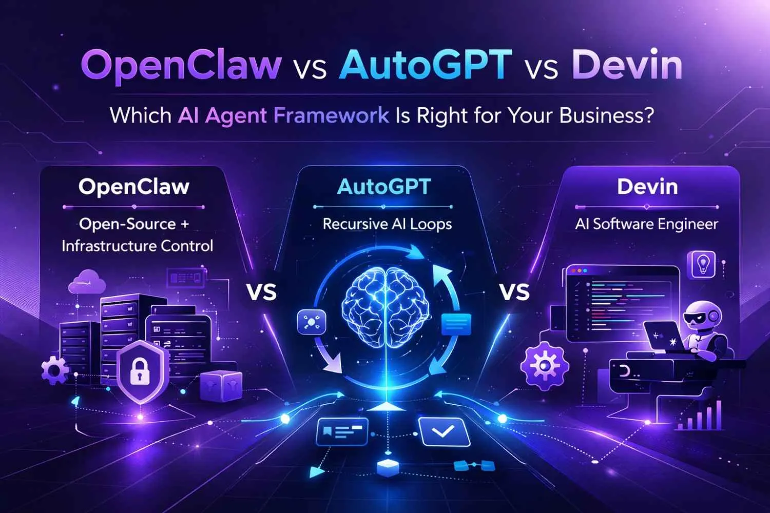 OpenClaw vs AutoGPT vs Devin OpenClaw vs AutoGPT vs Devin