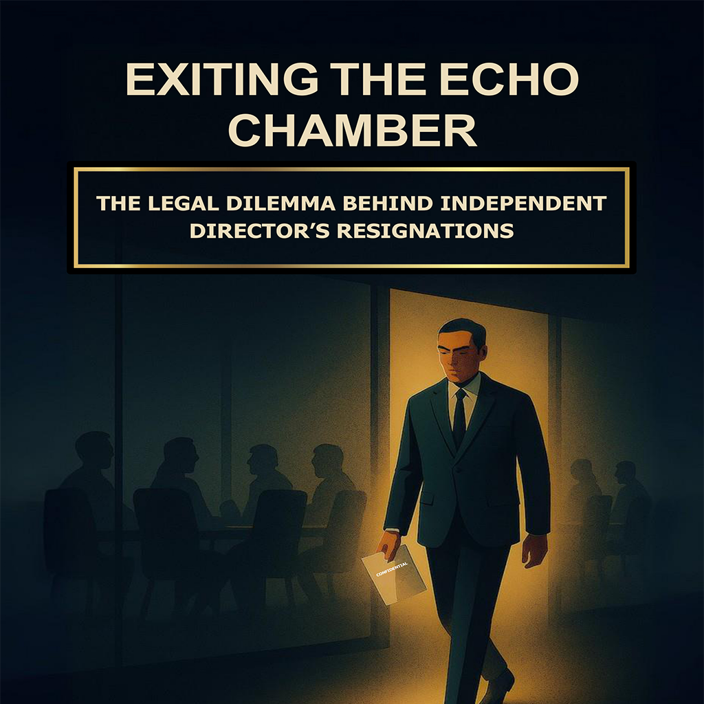 Exiting the Echo Chamber: the Legal Dilemma Behind Independent Directors’ Resignations