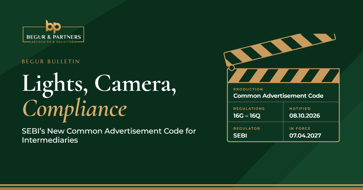 Lights, Camera, Compliance: SEBI’S New Common Advertisement Code for Intermediaries
