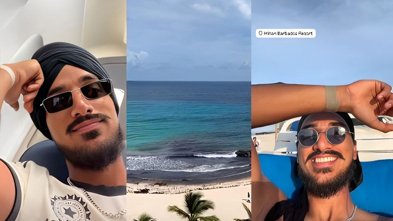 अब Barbados पहुंच गई है टीम इंडिया, देखो Arshdeep Singh कैसे Chill करने में लगे हैं