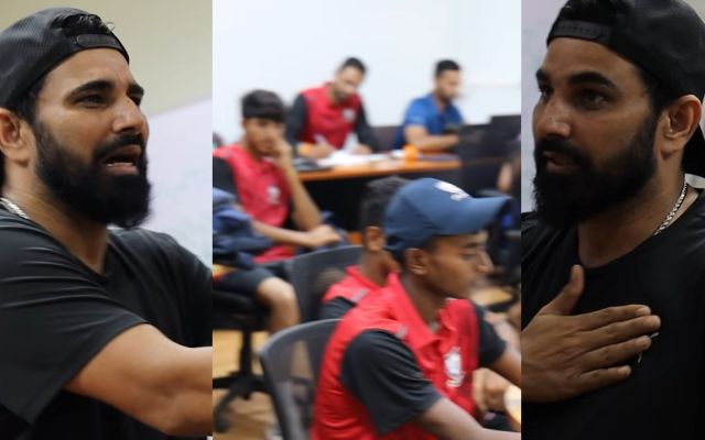 भविष्य के खिलाड़ियों को मोहम्मद शमी कर रहे हैं तैयार ये वीडियो तो देखना बनता है एक बार