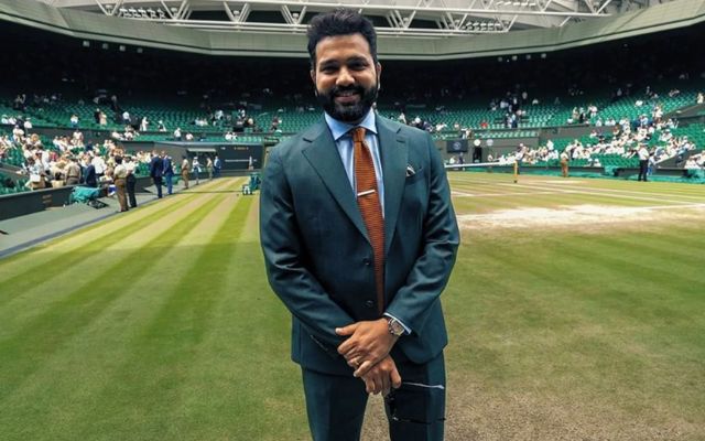 विम्बलडन देखने पहुंचे कप्तान रोहित शर्मा, दो RCB ने पोस्ट शेयर कर कुछ इस प्रकार लिए मजे, पढ़ें बड़ी खबर 