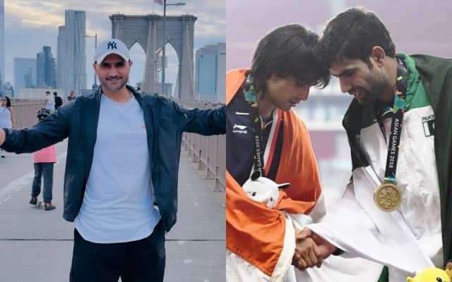 पाकिस्तान ओलंपिक चैंपियन अरशद नदीम को देना चाह रहे थे हरभजन सिंह ढेर सारी शुभकामनाएं, लेकिन हो गई पूर्व स्पिनर से बड़ी गलती