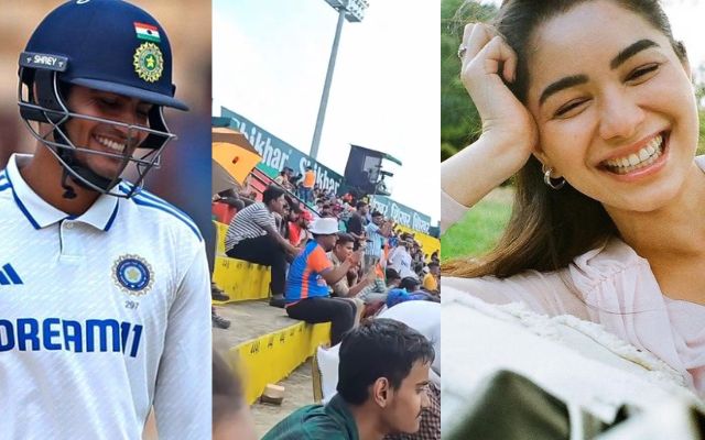 Shubman Gill के लिए ग्रीन पार्क स्टेडियम में लगाया गया ऐसा नारा जिसे सुन मुस्कुराने लगा Crowd सारा