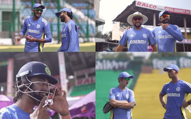 नेट सेशन में भी मजाक-मस्ती कर रहे थे Team India के खिलाड़ी कैमरा देख गाना शुरू कर दिया था केएल ने
