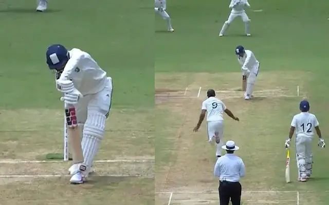 Duleep Trophy 2024 आकाशदीप ने बेहतरीन गेंद पर दिखाया नीतीश रेड्डी को पवेलियन का रास्ता देखें वीडियो