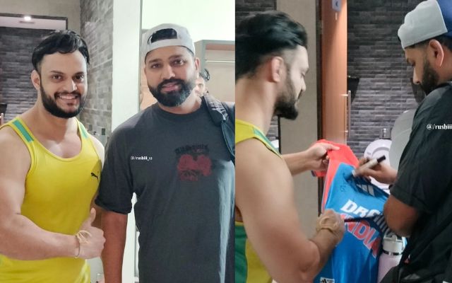 आज-कल फैन्स के साथ काफी समय बिता रहे हैं Rohit Sharma उनकी ये ही सादगी पसंद आती है लोगों को