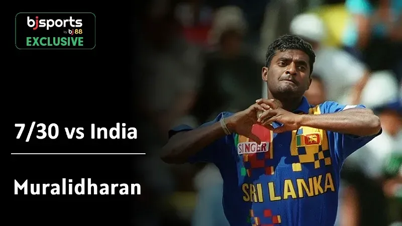 OTD | Muthiah Muralidharan's 7/30 helped Sri Lanka beat India in their Champions Trophy clash in 2000
