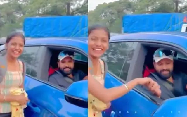 Rohit Sharma: सिग्नल पर रुककर रोहित शर्मा ने क्यों मिलाया महिला फैन से हाथ! वीडियो देख जानें असली वजह