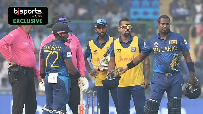 OTD | Angelo Mathews became the first batter to be timed out in international cricket during ODI World Cup 2023