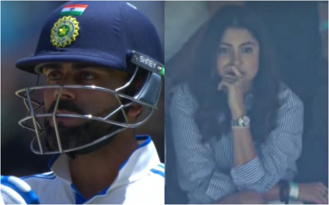 Virat Kohli के आउट होने के बाद मायूस हुईं Anushka Sharma सोशल मीडिया पर Viral हुई तस्वीर