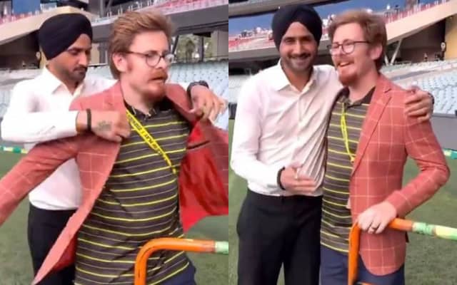 हरभजन सिंह ने जीत लिया तमाम फैंस का दिल, ग्राउंड स्टाफ के सदस्य को तोहफे के रूप में दी अपनी जैकेट, आप भी देखें वीडियो