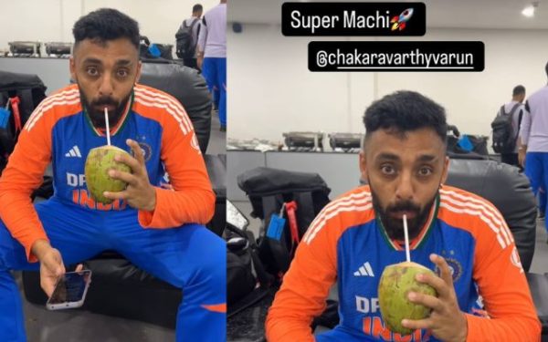 इंग्लिश बल्लेबाजों के होश उड़ाने के बाद, Chill कर रहे थे Varun Chakaravarthy तो