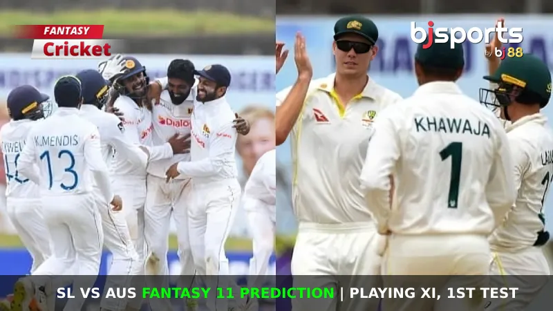 SL vs AUS Dream11 Prediction, Playing XI, Fantasy Cricket Tips, Pitch Report & Injury Updates for Australia tour of Sri Lanka, 1st Test