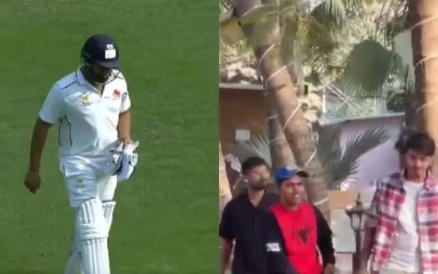 Ranji Trophy 2024-25 अपने कमबैक मैच में रोहित शर्मा बड़ा स्कोर बनाने में हुए फेल निराश फैंस ने भी छोड़ा मैदान आप भी देखें वीडियो