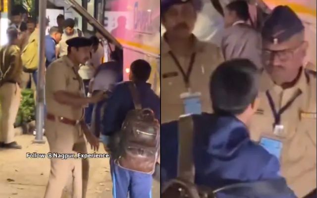 VIDEO नागपुर पुलिस ने टीम इंडिया के सपोर्ट स्टाफ सदस्य रघु को होटल में प्रवेश करने से रोका देखें वीडियो