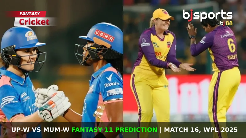 UP-W vs MUM-W Dream11 Prediction, Match 16, WPL Fantasy Cricket Tips, Playing XI, Pitch Report & Injury Updates