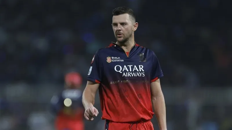 IPL 2025 Why is Josh Hazlewood not playing in RCB vs CSK Match 52
