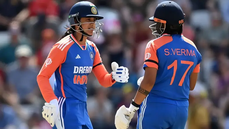 ENG-W vs IND-W 2025 Smriti Mandhana, Shafali Verma break record for most partnership runs in Women’s T20Is