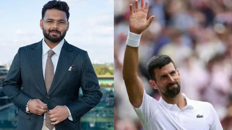 'Djokovic can definitely pull of my shots' - Rishabh Pant draws parallels between tennis and cricket
