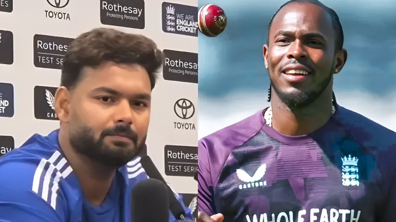 ENG vs IND 2025 ‘Going to be good contest’ – Rishabh Pant reacts to facing Jofra Archer at Lord’s