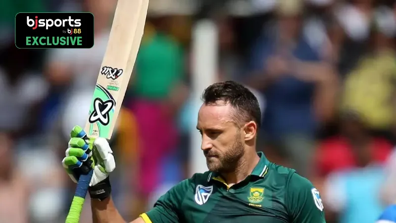 Top 3 performances of Faf Du Plessis in ODIs