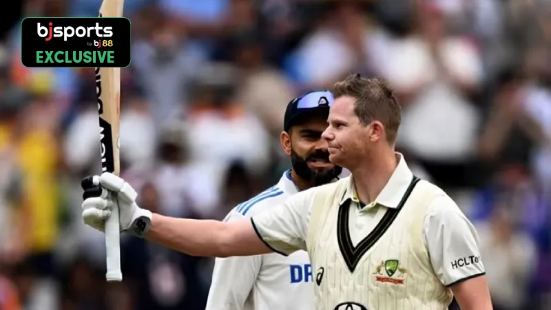 Most Test centuries versus India (Top 3)