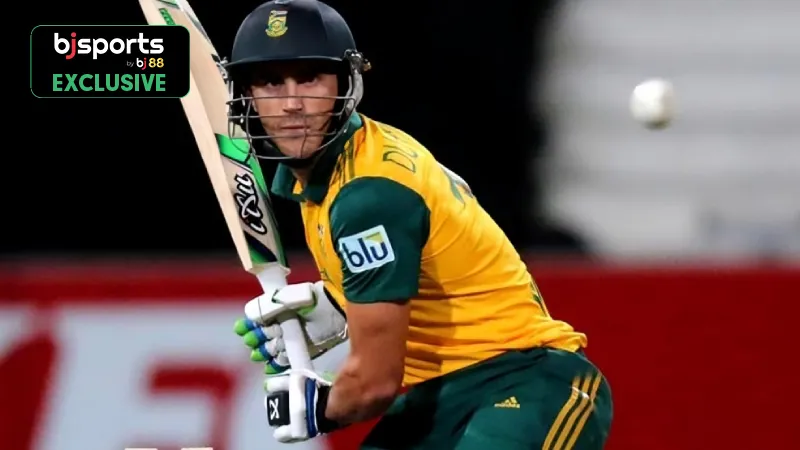 Top 3 performances of Faf Du Plessis in T20Is