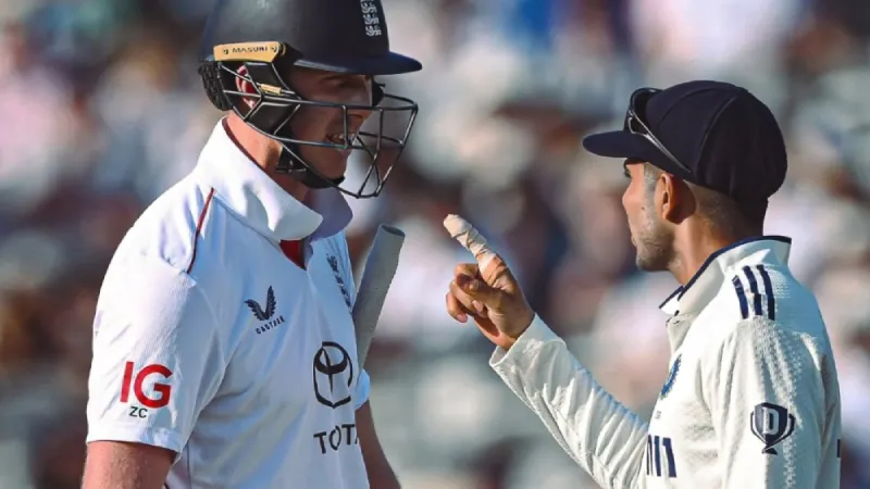 [WATCH] ENG vs IND 2025 Tempers flare between Zak Crawley and Shubman Gill at close of Day 3