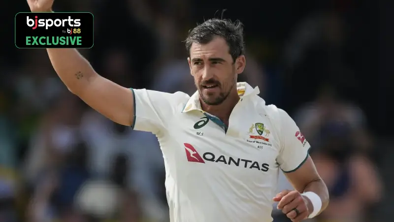 Fastest five-for in men's Tests (Top 3)