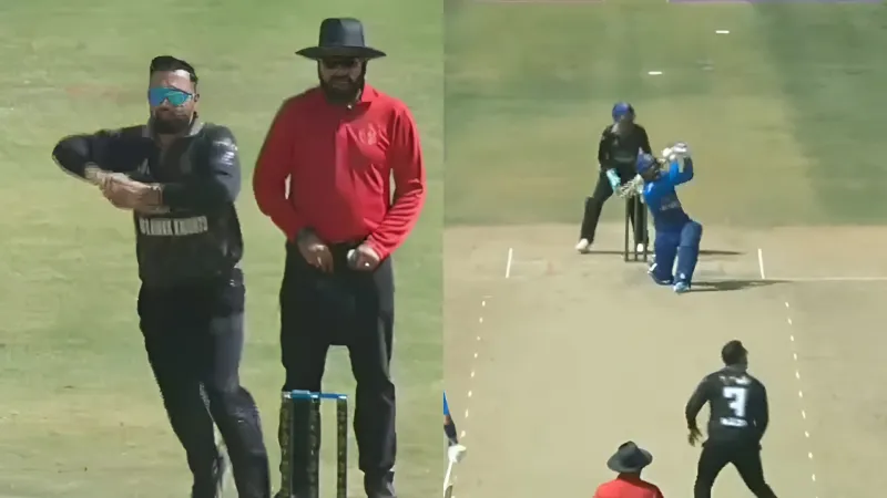 Who is Hassan Eisakhil Who smashed his father Mohammad Nabi for six