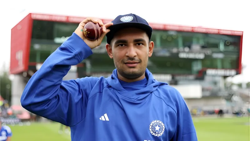 ENG vs IND 2025 Anshul Kamboj receives maiden India cap ahead of Manchester Test