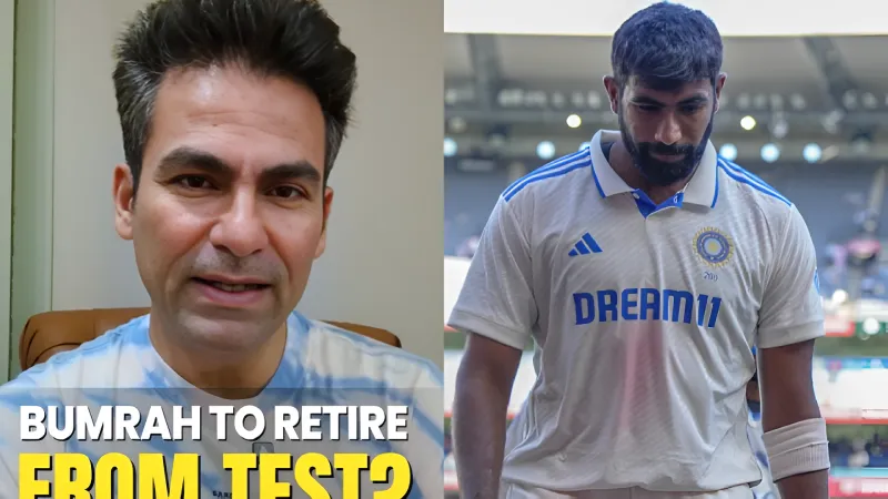 ENG vs IND 2025 Jasprit Bumrah might retire from Tests, his body has totally given up – Mohammad Kaif