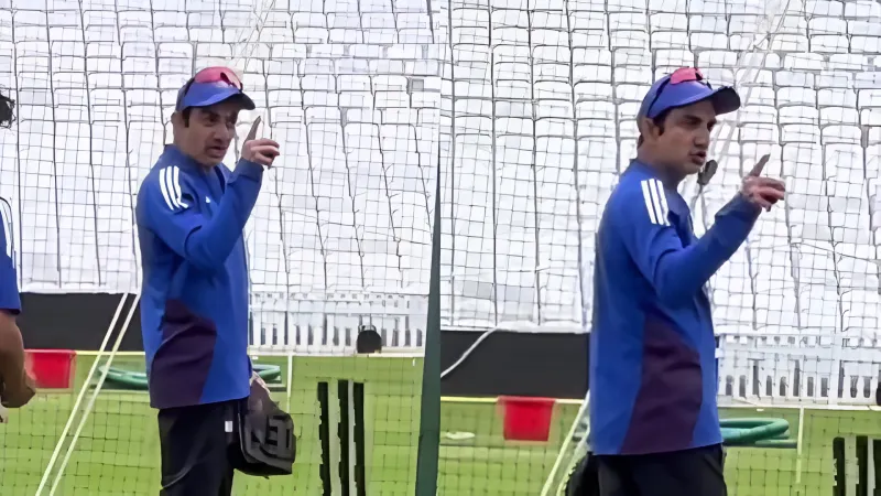 [WATCH] ENG vs IND 2025 Gautam Gambhir involved in heated argument with Oval groundsman