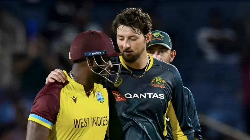 WI vs AUS 2025 Tim David discloses using Andre Russell’s bat to smash fastest T20I ton for Australia