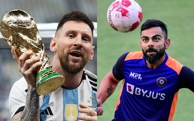 धोनी और कोहली के साथ क्रिकेट खेलते नजर आएंगे लियोनेल मेस्सी? वानखेड़े मेगा क्रिकेट मुकाबले की तैयारी में