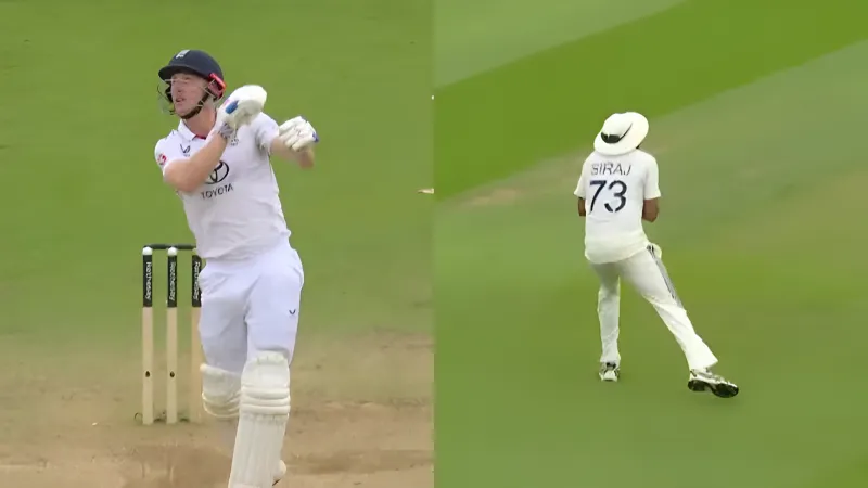 [Watch] ENG vs IND 2025 Harry Brook loses his bat and his wicket after scoring exhilarating ton
