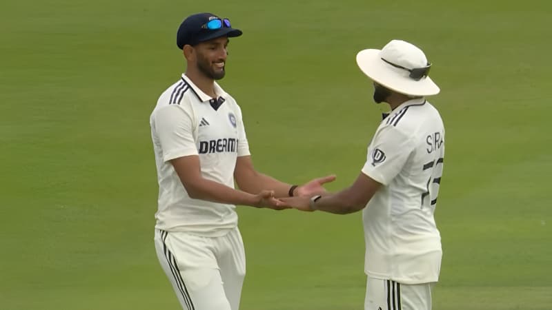 ENG vs IND 2025 Mohammed Siraj apologises to Prasidh Krishna after dropping Harry Brook's catch