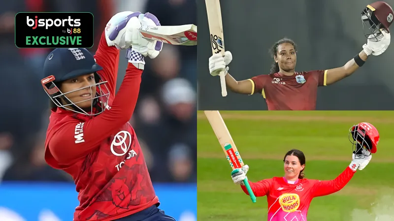Sophia Dunkley, Hayley Matthews, and Tammy Beaumont