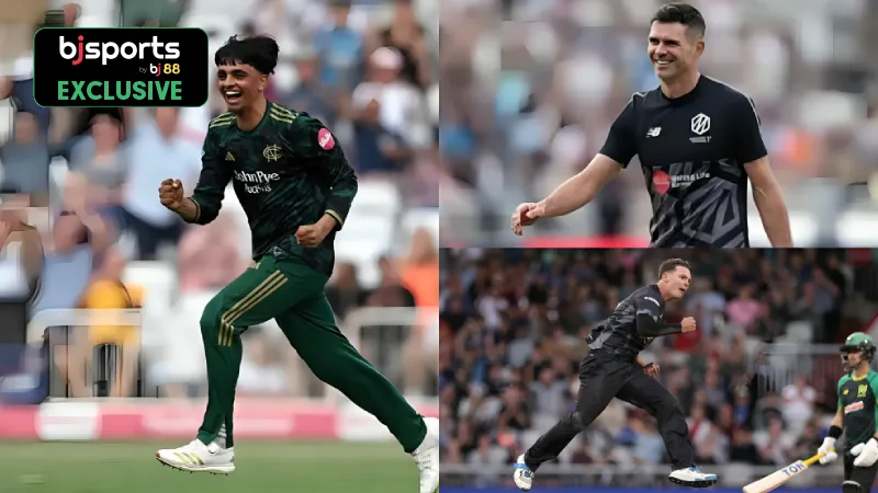 Farhan Ahmed, James Anderson, Sonny Baker