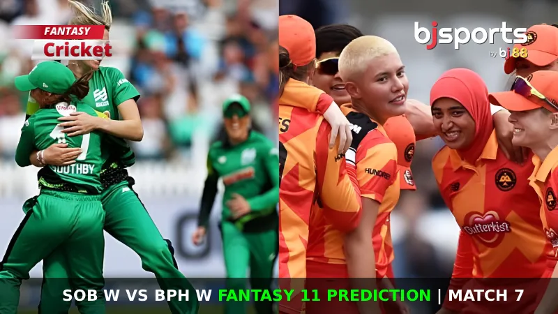 SOB W vs BPH W Dream11 Prediction, Match 7, The Hundred Women's Fantasy Cricket Tips, Playing XI, Pitch Report & Injury Updates
