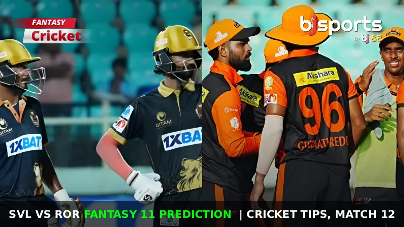 SVL vs ROR Dream11 Prediction, Match 12, Fantasy Cricket Tips, Playing XI, Pitch Report & Injury Updates for Andhra Premier League 2025