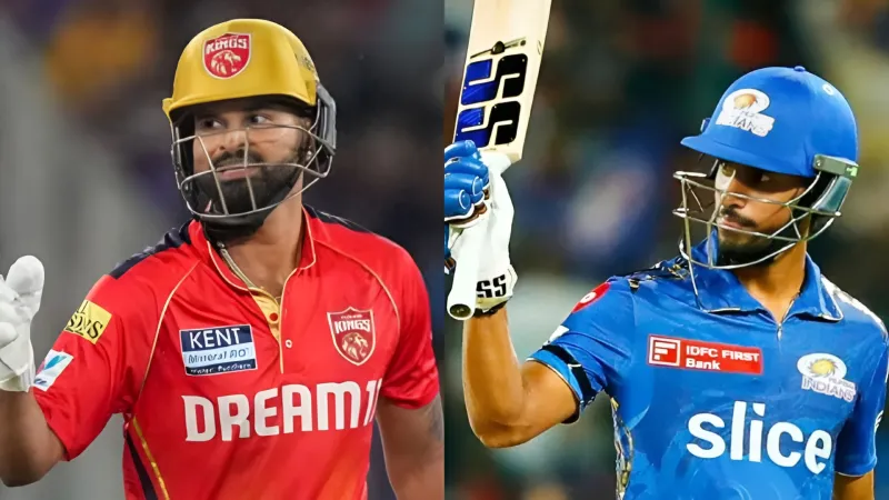 Shreyas Iyer vs Tilak Varma IPL 2025 player comparison
