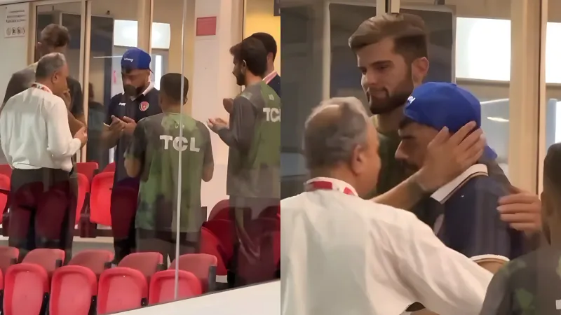 [Watch] UAE Tri-Series 2025 Rashid Khan’s elder brother passes away; Shaheen Afridi consoles him, Pakistan players offer prayers
